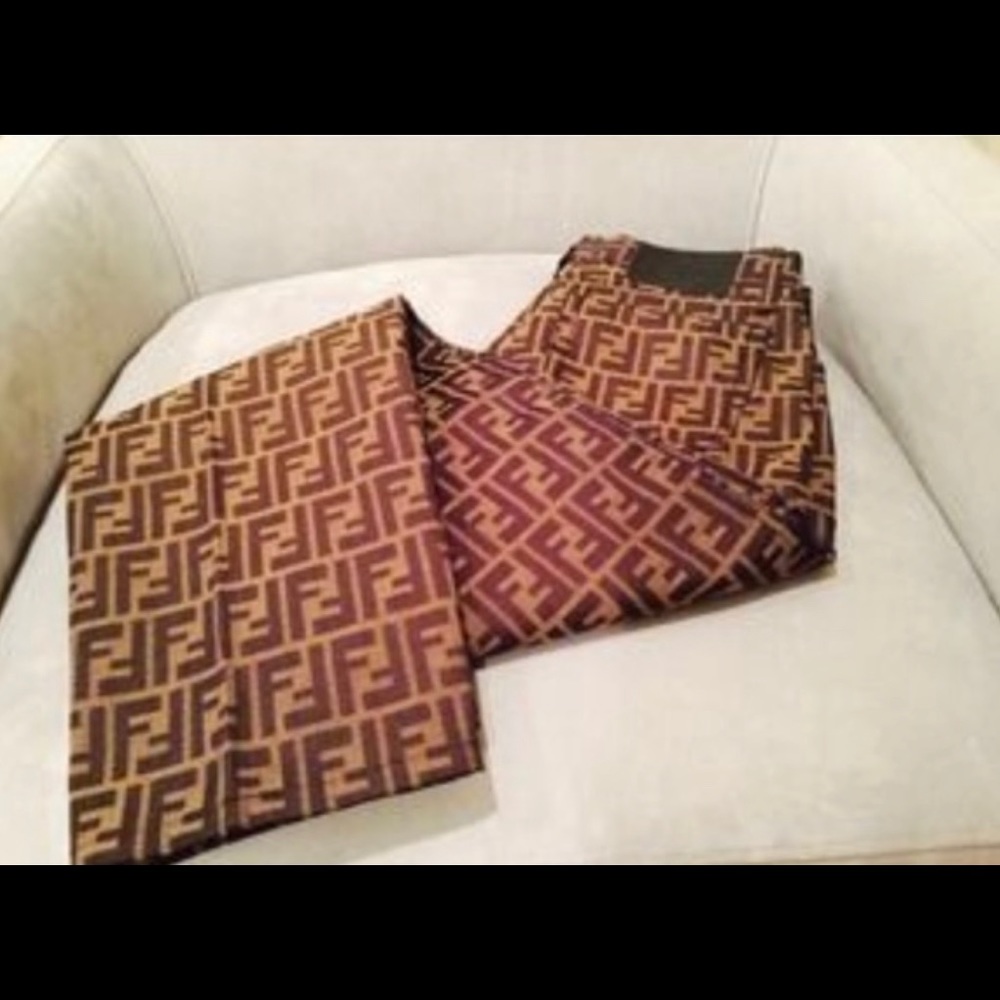Authentic Fendi Logo Jeans